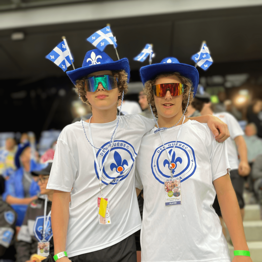 Cérémonie d'ouverture United World Games équipe Québec  hockey balle