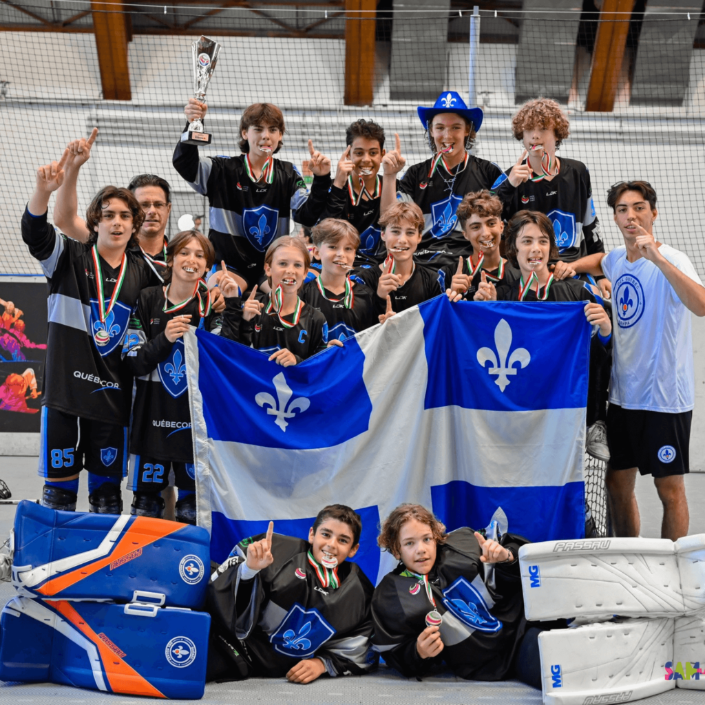 United World Games hockey balle équipe Québec Autriche