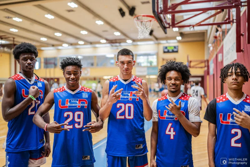 Basketball united world games tournoi international autriche usa